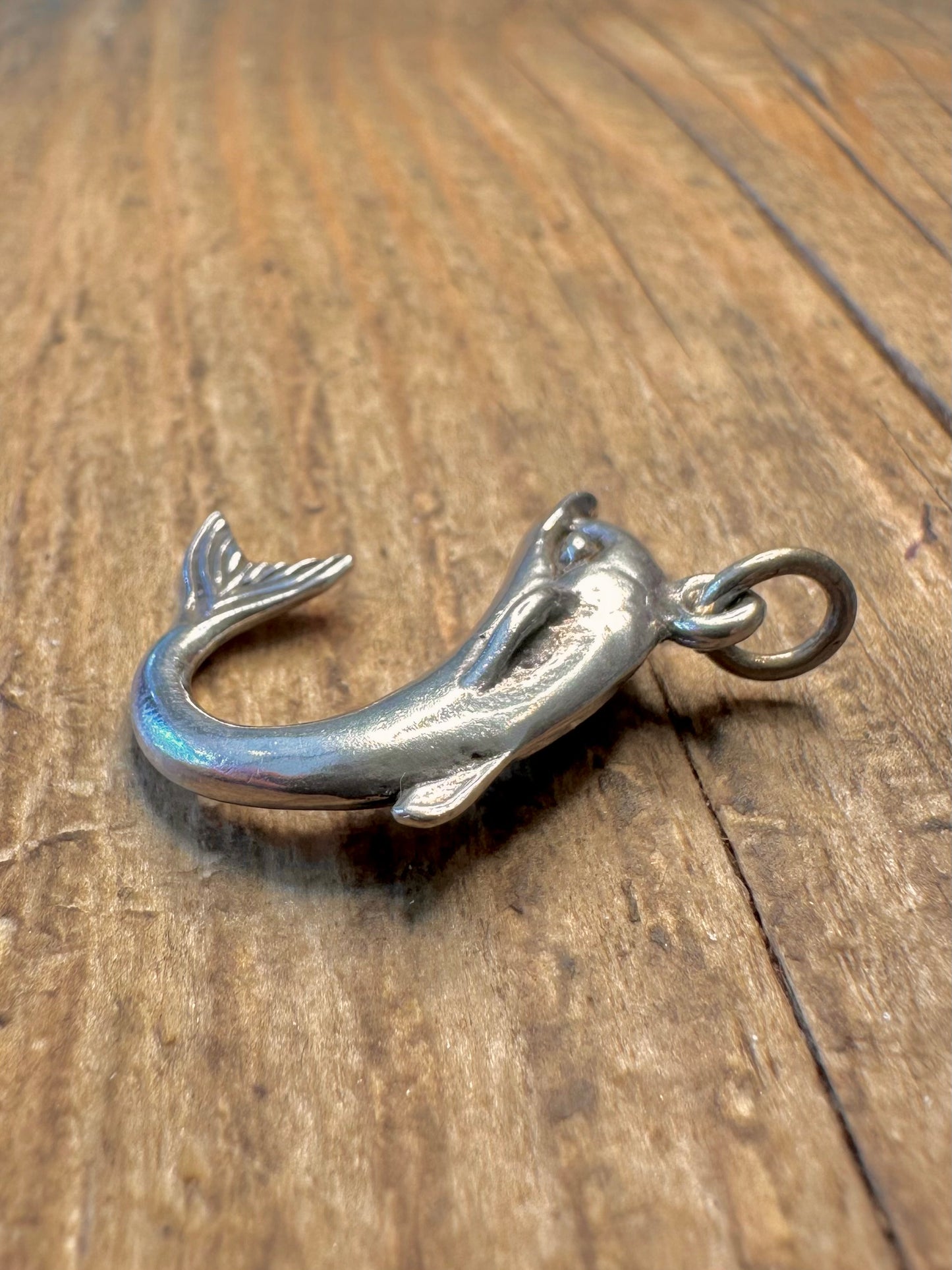 Delfin-Anhänger aus 925er Sterlingsilber