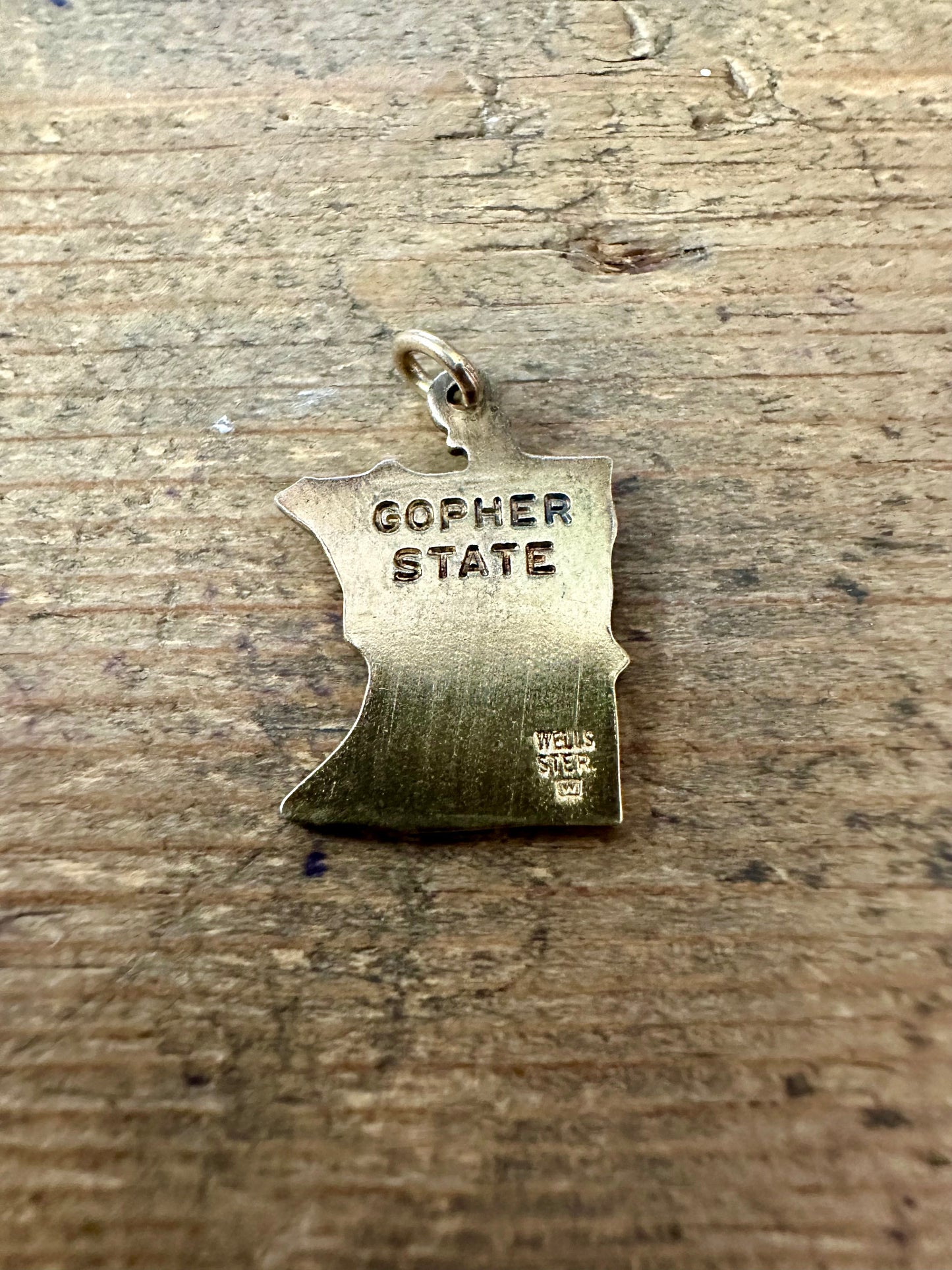 Vintage Minnesota Gold on 925 Silver Pendant