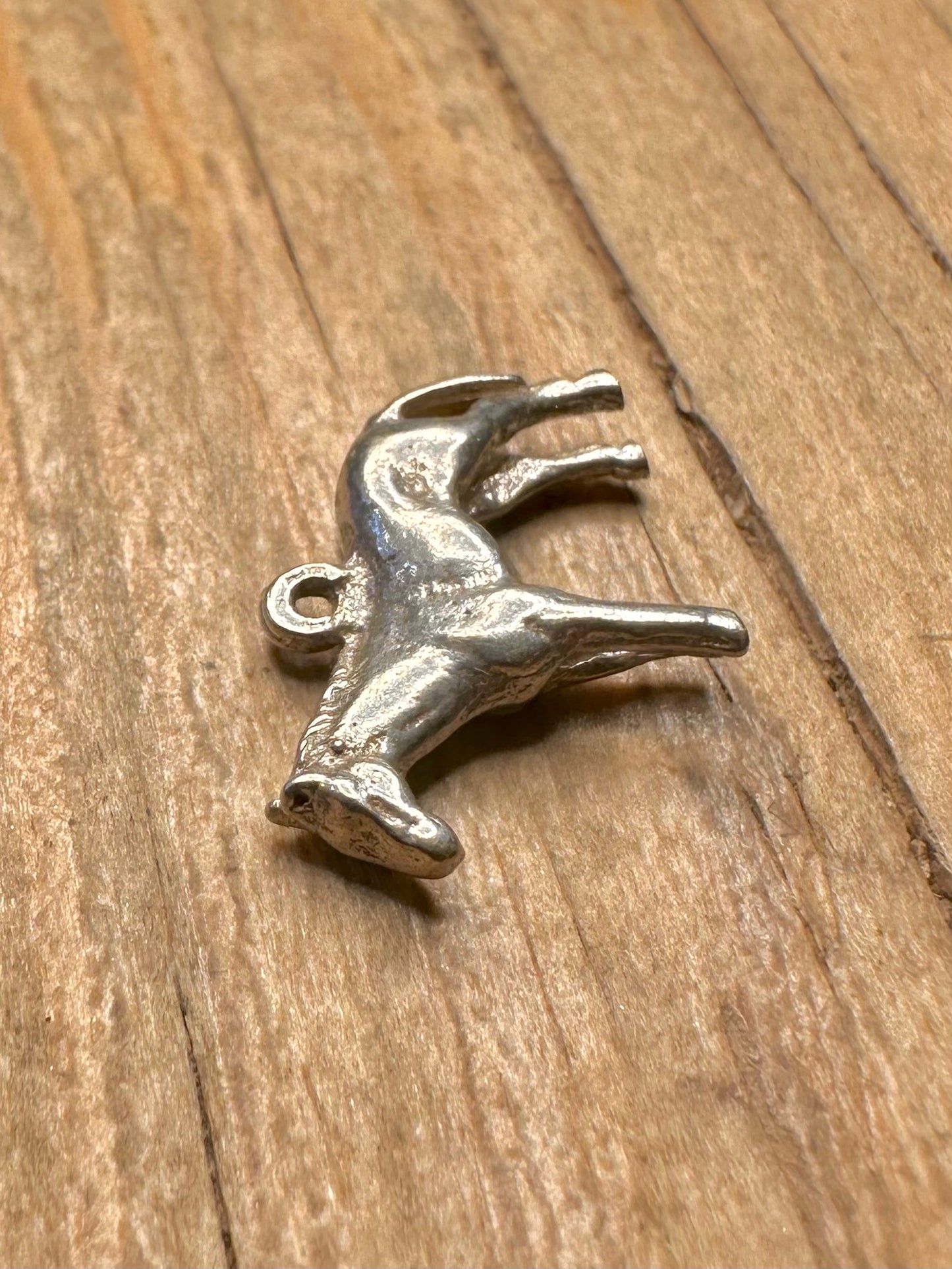 Vintage Horse 925 Sterling Silver Charm Pendant
