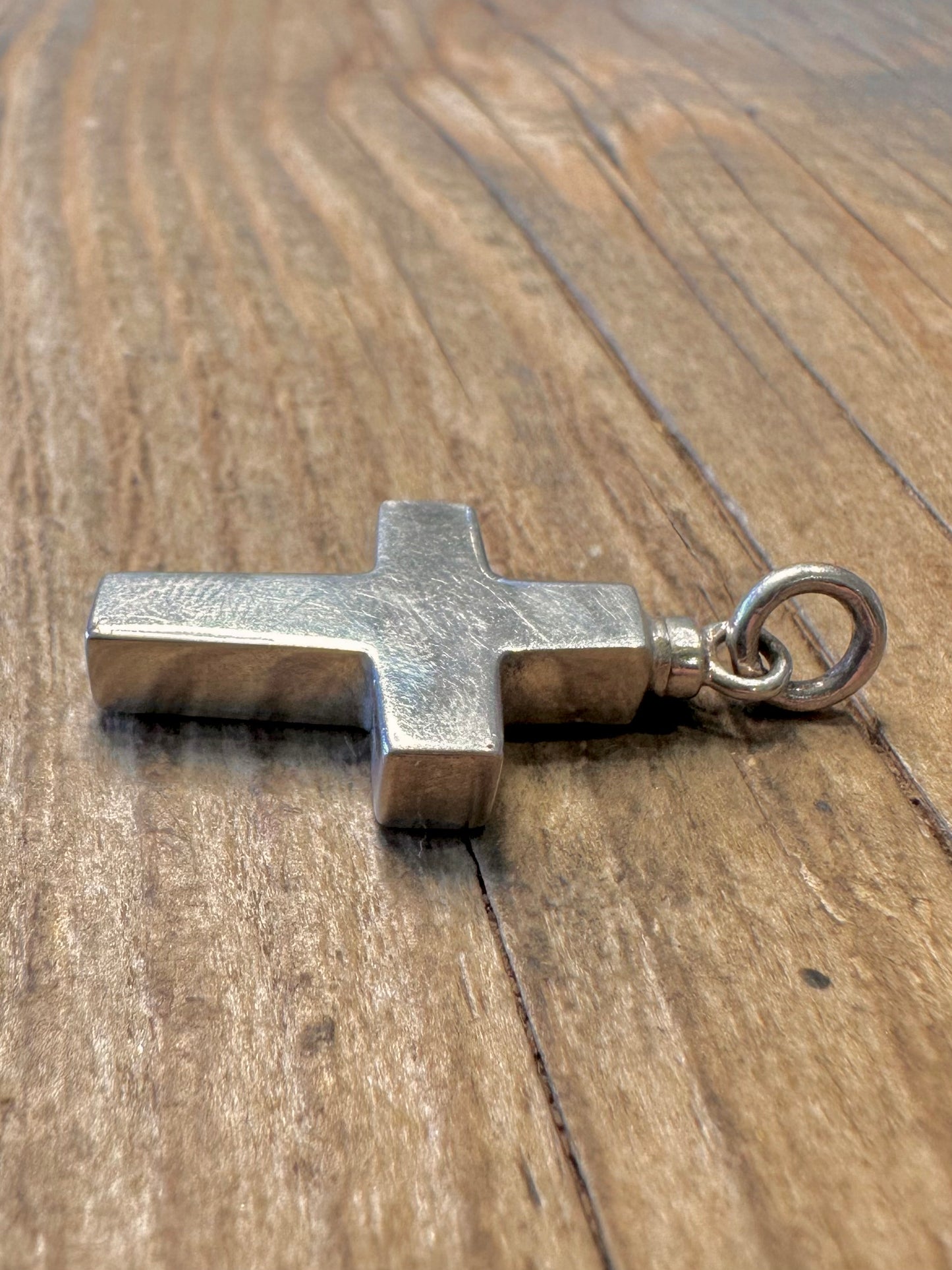 Chunky Cross 925 Sterling Silver Pendant