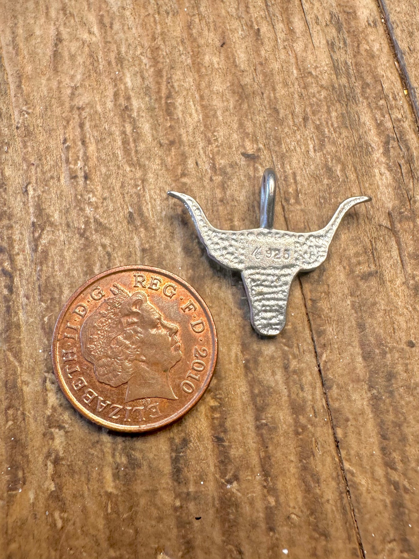 Longhorn 925 Sterling Silver Pendant