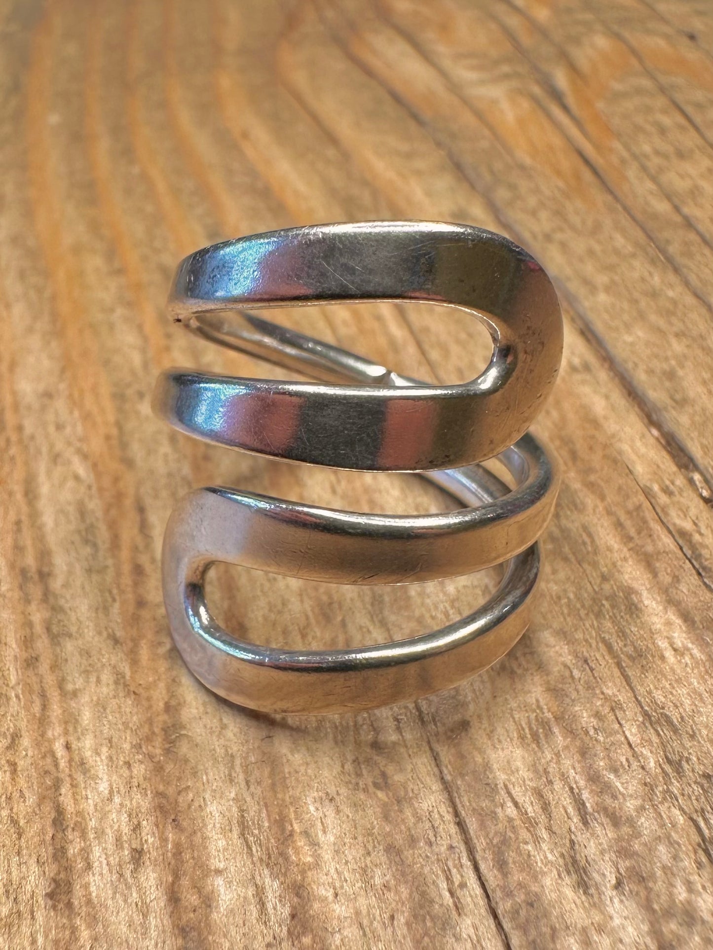 Silpada Mehrschichtiger Ring aus 925er Sterlingsilber, Größe M
