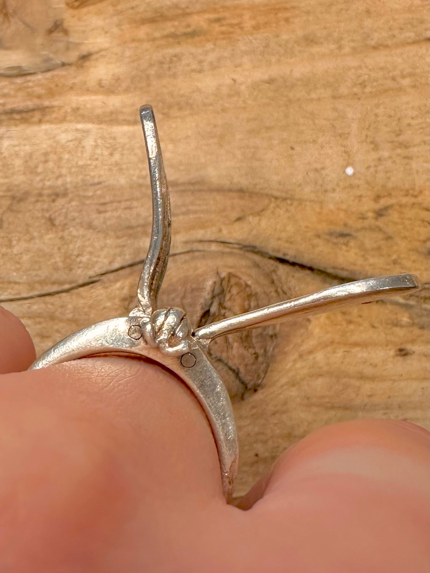 Abstract Mechanical Dragonfly 925 Silver Size R Ring