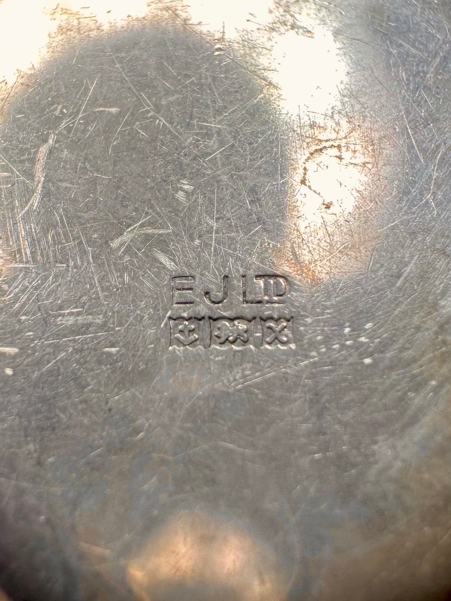 Vintage 1972 Engraved Oval Locket 925 Sterling Silver Pendant