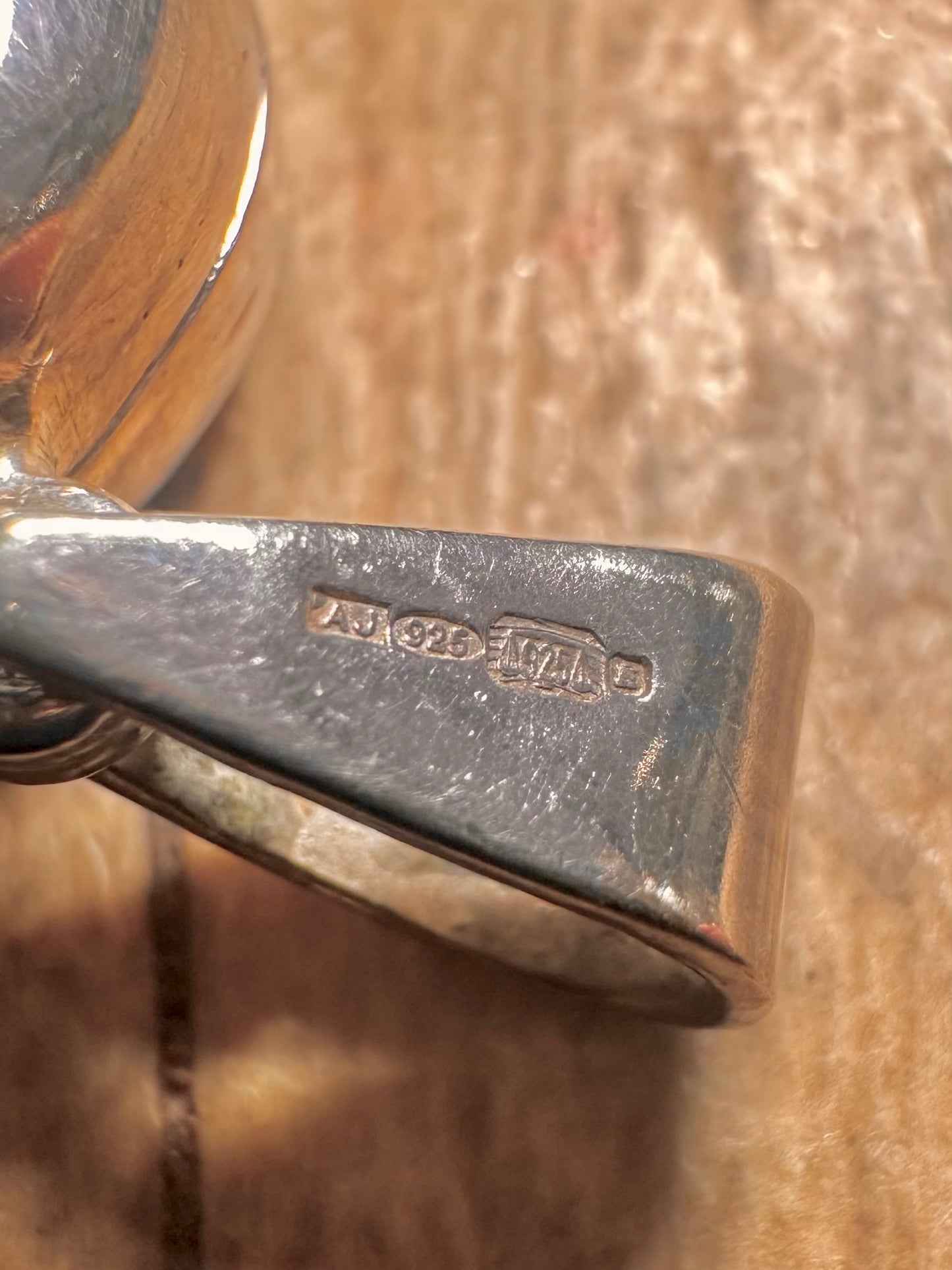 Vintage Plain Heavy Heart 925 Sterling Silver Locket Pendant