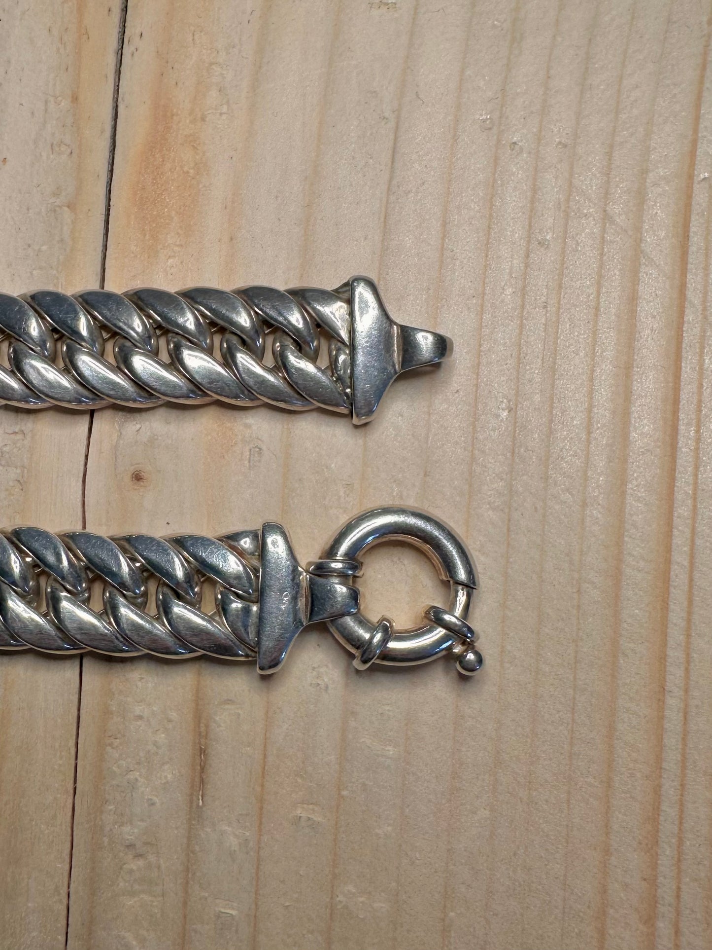 Chunky Curb Chain 925 Sterling Silver 16 inch Necklace