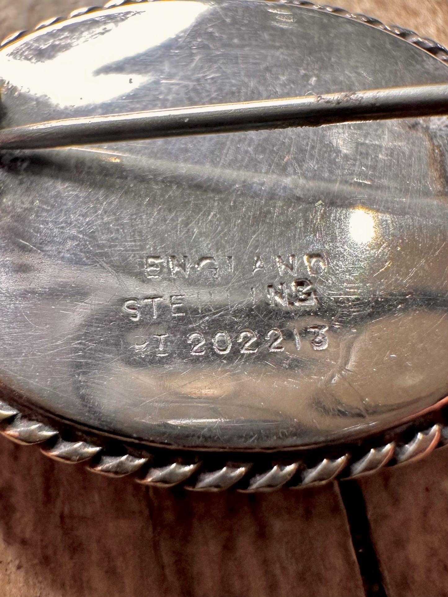 Vintage Thomas Mott Butterfly Labradorite Women 925 Sterling Silver Brooch