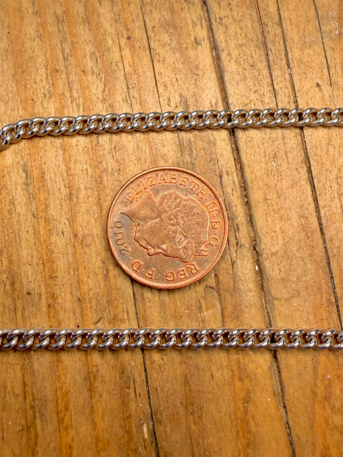 Close Link Curb Chain 1994 Italian 18 inch Necklace ￼