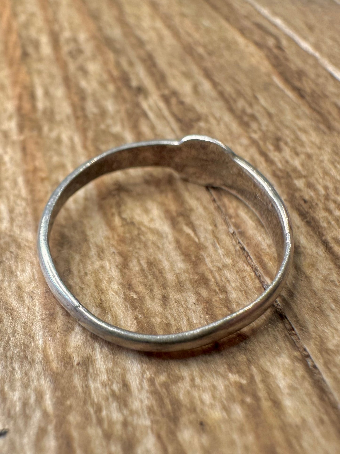 Vintage Buckle Belt 925 Sterling Silver Size I1/2 Ring