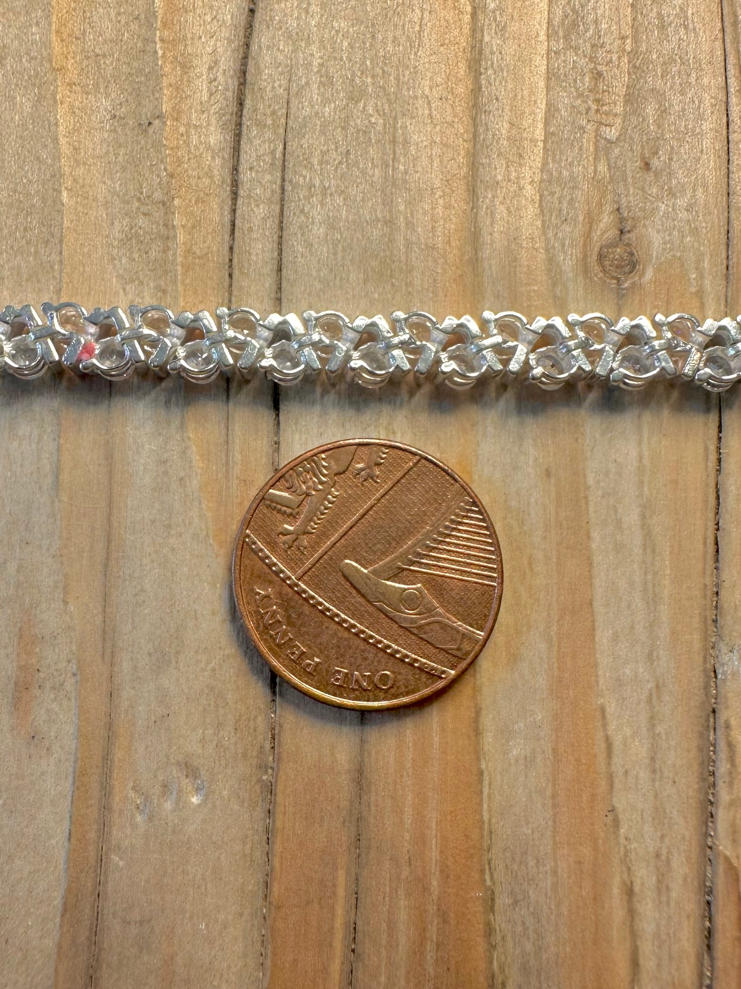 Modern CZ Tennis 925 Sterling Silver 7 inch Bracelet