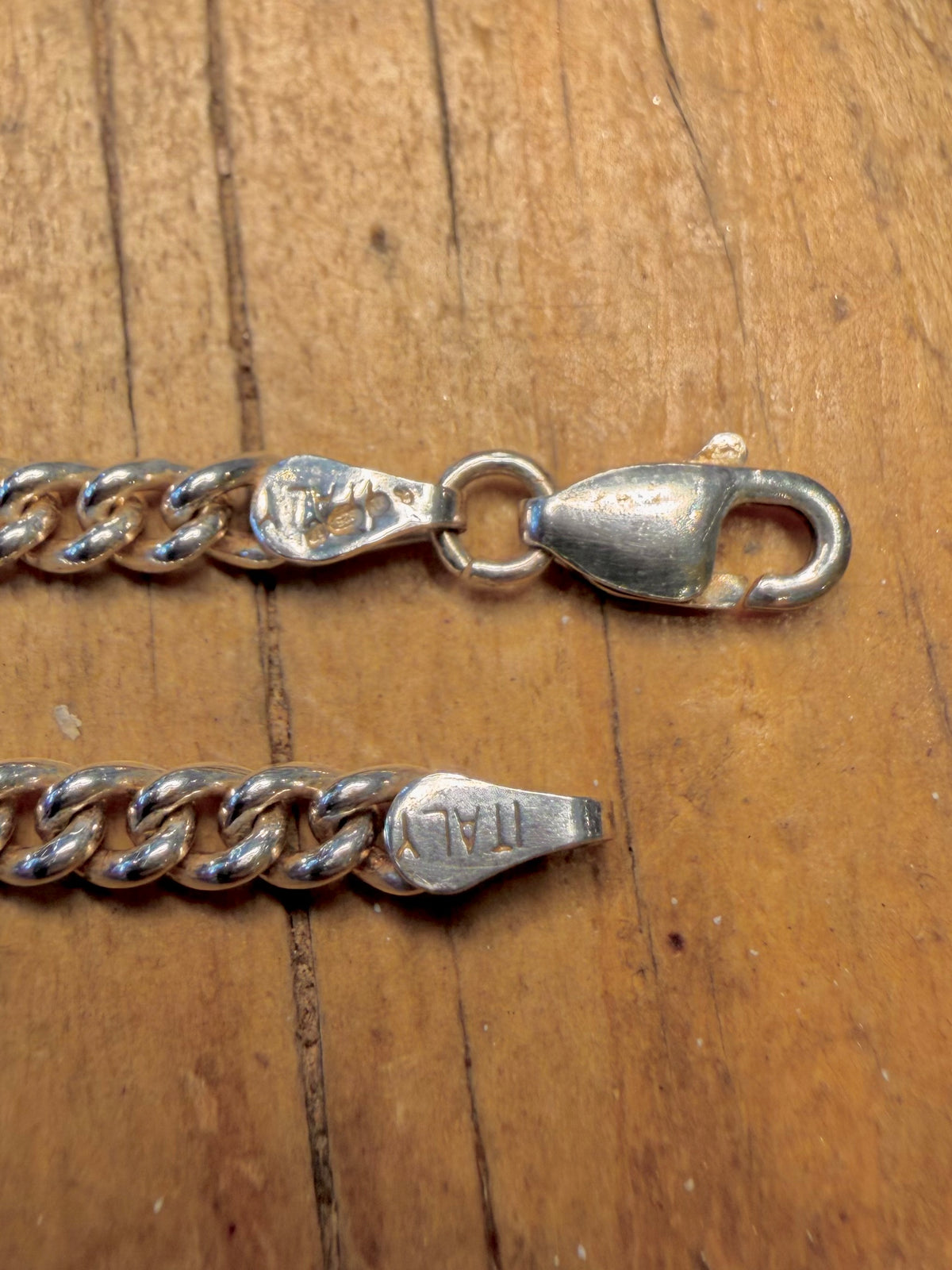 Close Link Curb Chain 1994 Italian 18 inch Necklace ￼