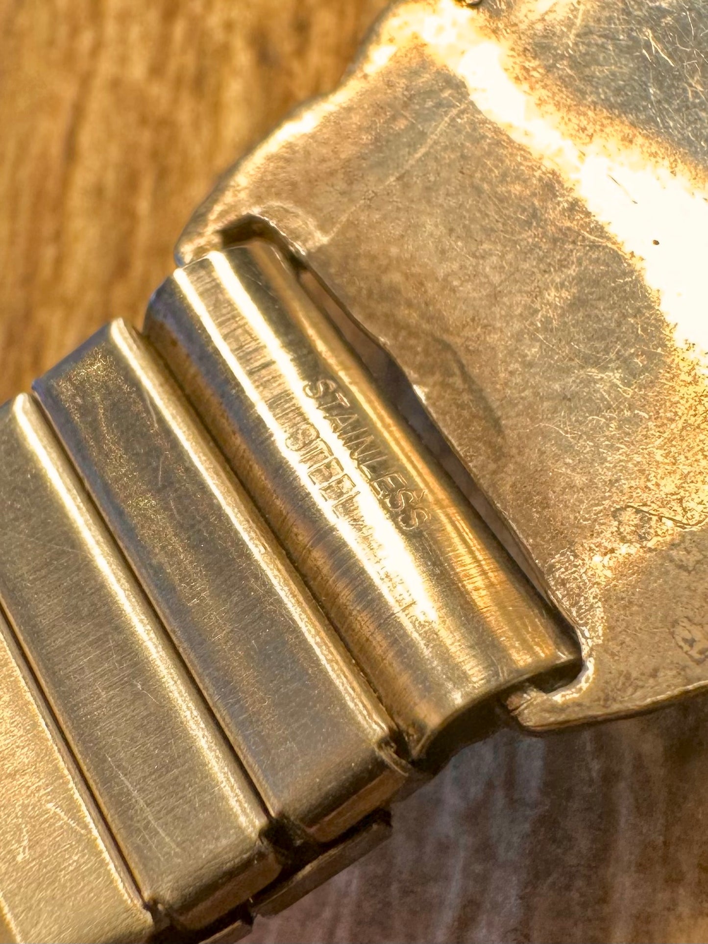 Vintage Lapis Navajo Quarts Maker BB 925 Sterling Silver and Stainless Steel Watch Collectable