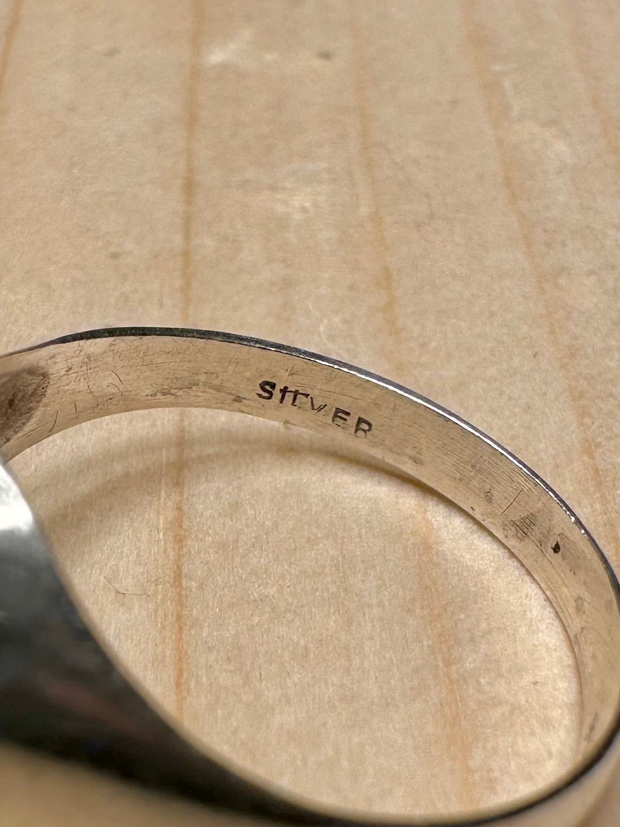 Onyx Signet 925 Sterling Silver Size O Ring