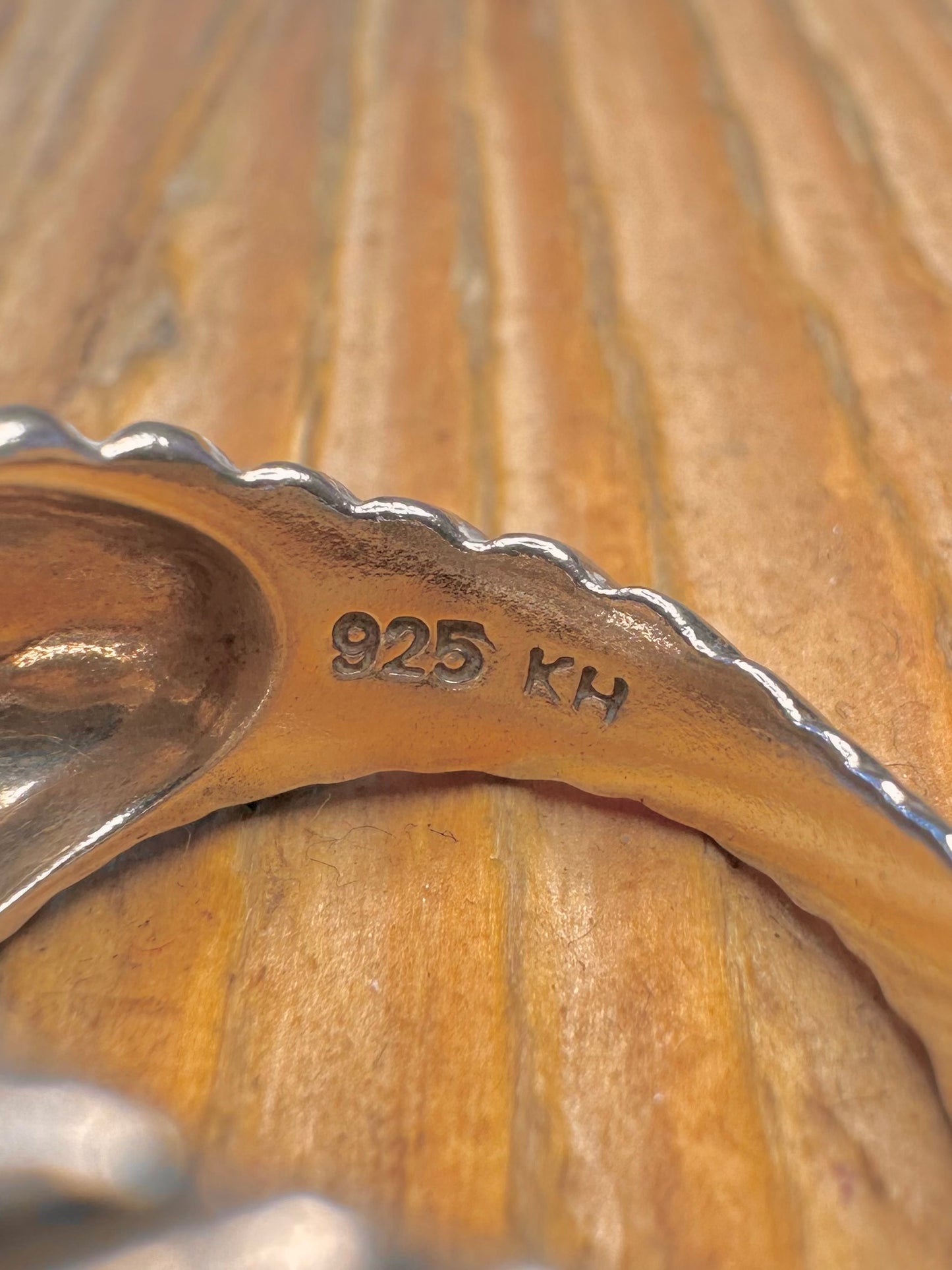 Modernist Croissant Style Kit Heath 925 Sterling Silver Size O Ring