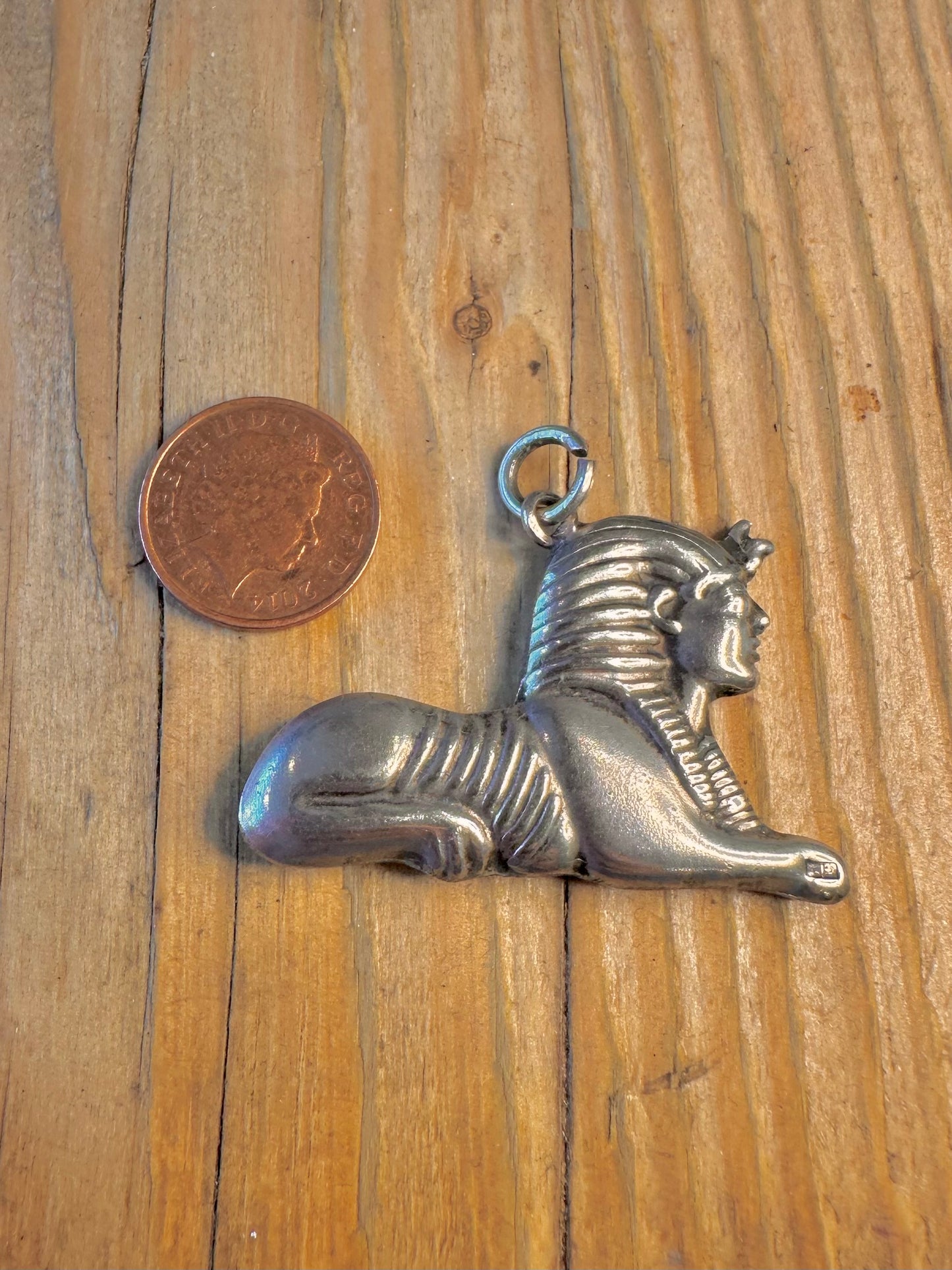 Egyptian Sphinx 925 Silver Pendant