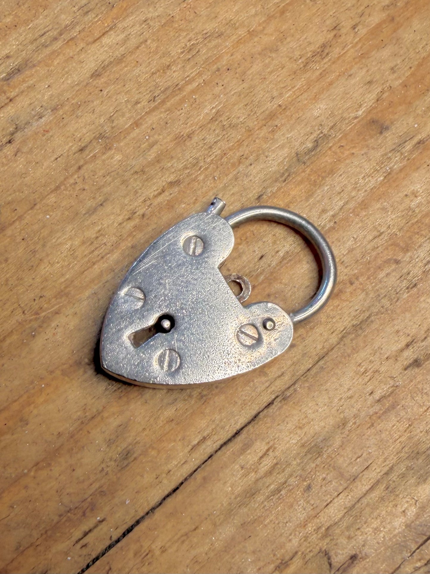 Georg Jensen Ltd Heart Padlock 925 Sterling Silver Pendant