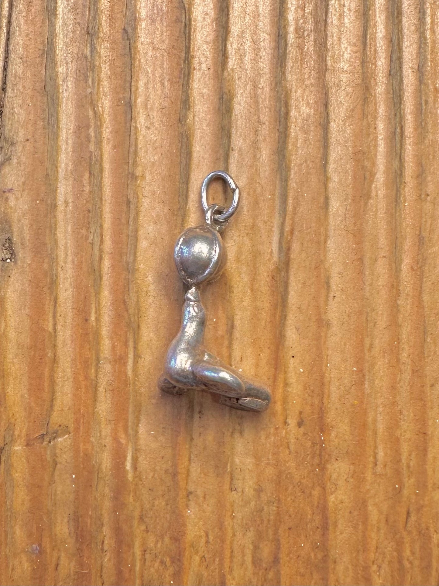 Seal Balancing Ball 925 Sterling Silver Charm Pendant