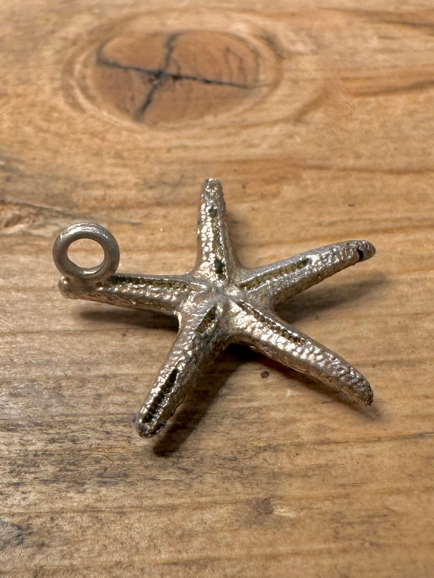 Vintage Starfish 925 Silver Pendant
