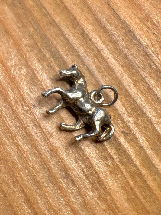 Horse 925 Sterling Silver Charm Pendant