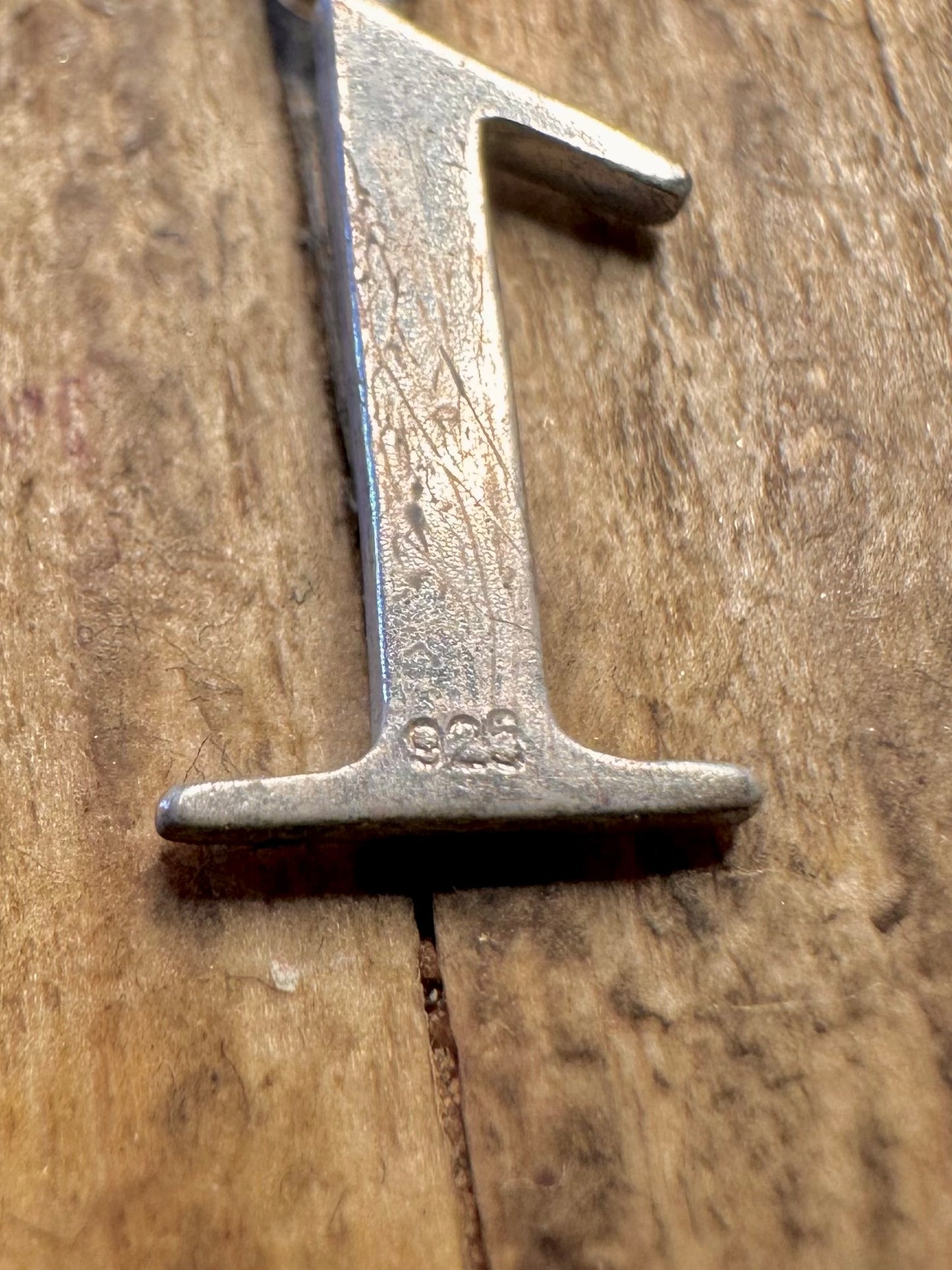 Nummer Eins 925 Sterling Silber Anhänger