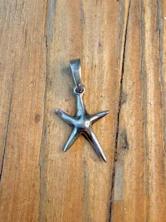 Star Fish 925 Sterling Silver Pendant