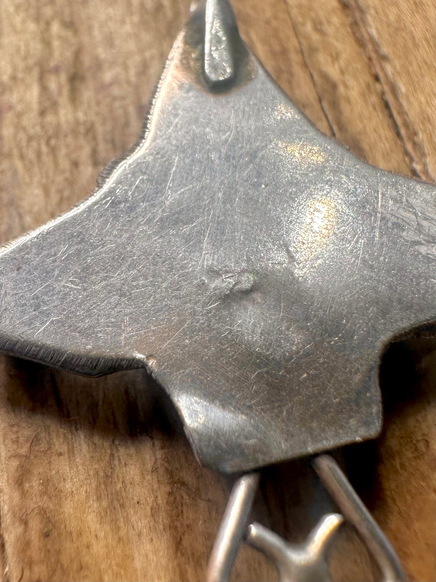 Indianischer Türkis-Kreuz-Anhänger aus 925er Sterlingsilber