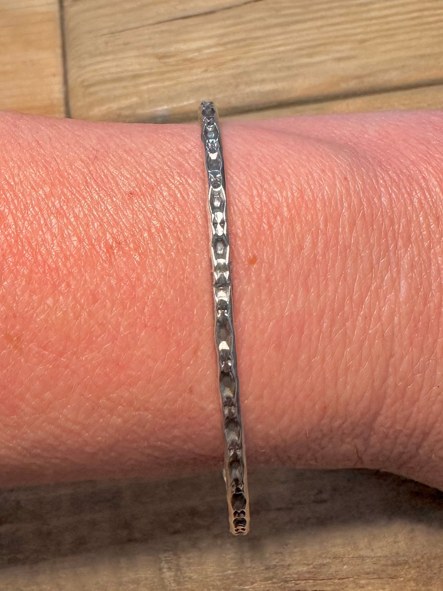 Vintage Boho Style 925 Silver Bangle