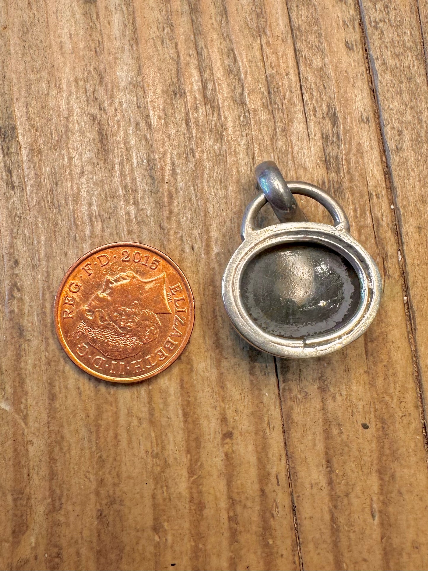 Ovale Labradorit-Anhänger aus 925 Sterling Silber