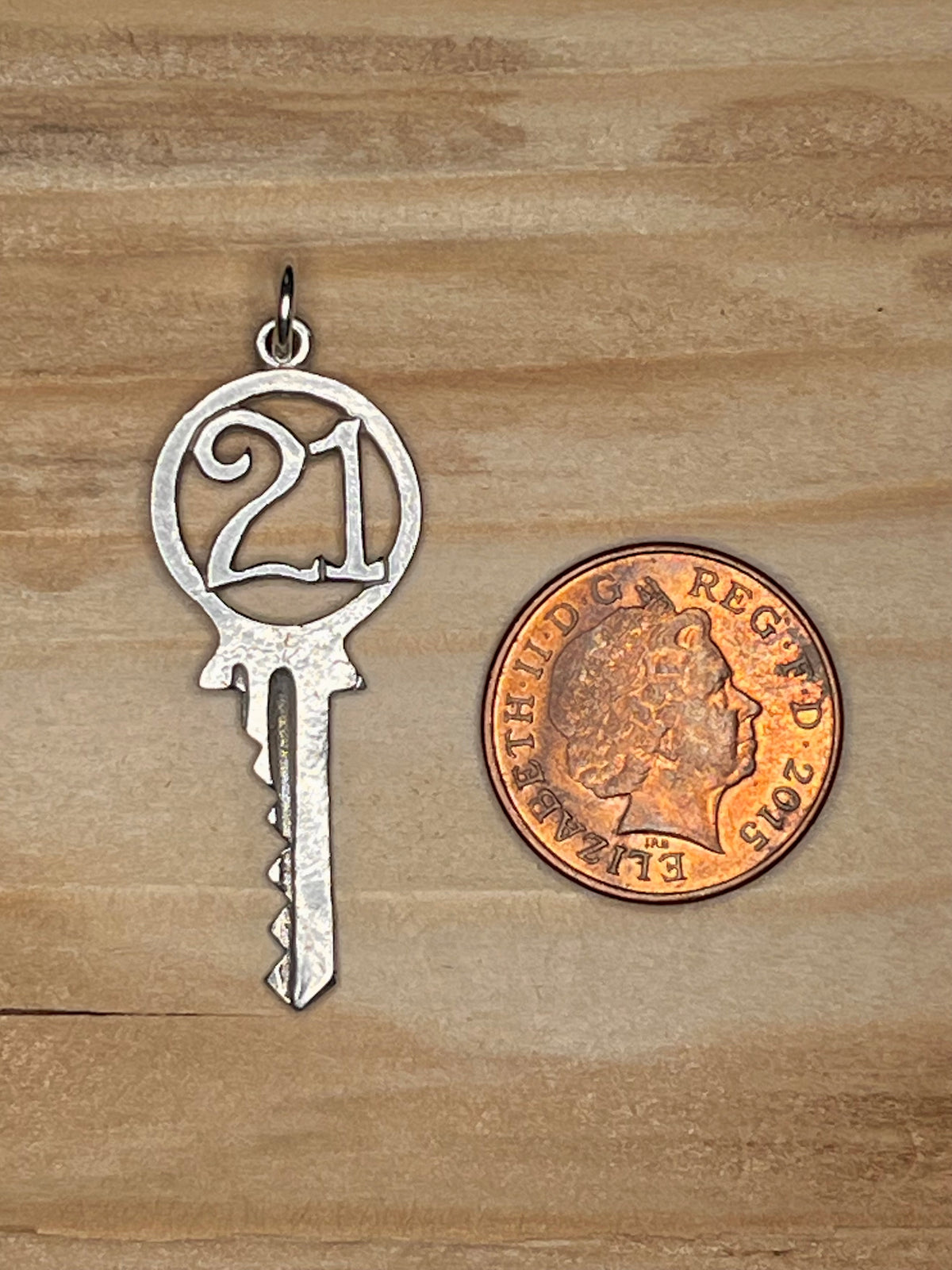 21 Key 925 Sterling Silver Pendant