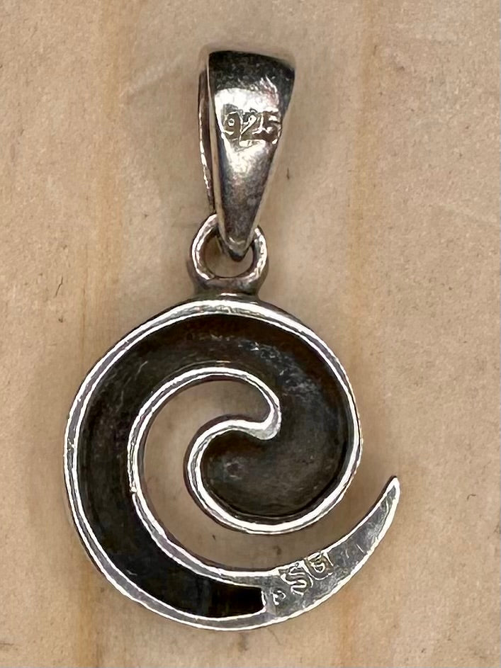 Swirl 925 Sterling Silver Pendant