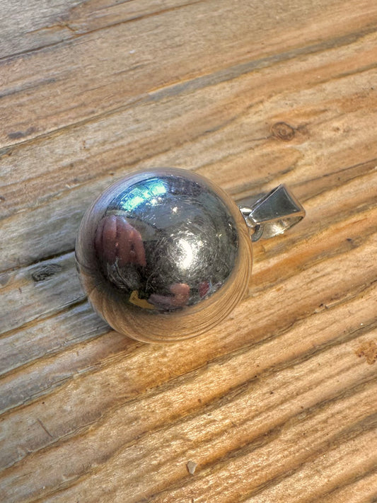 Ball Chime 925 Sterling Silver Pendant