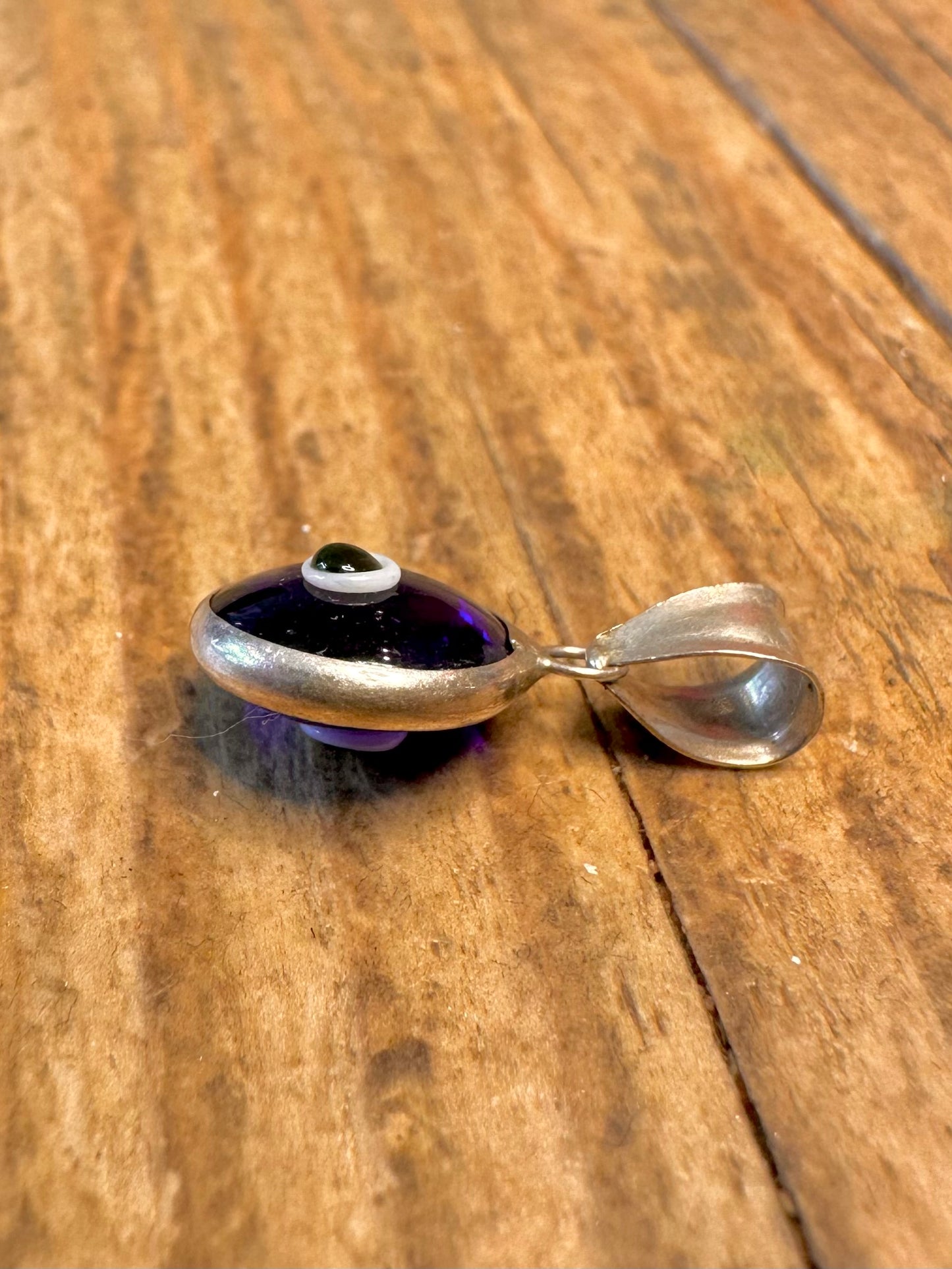 Evil Eye 925 Sterling Silver Charm Pendant