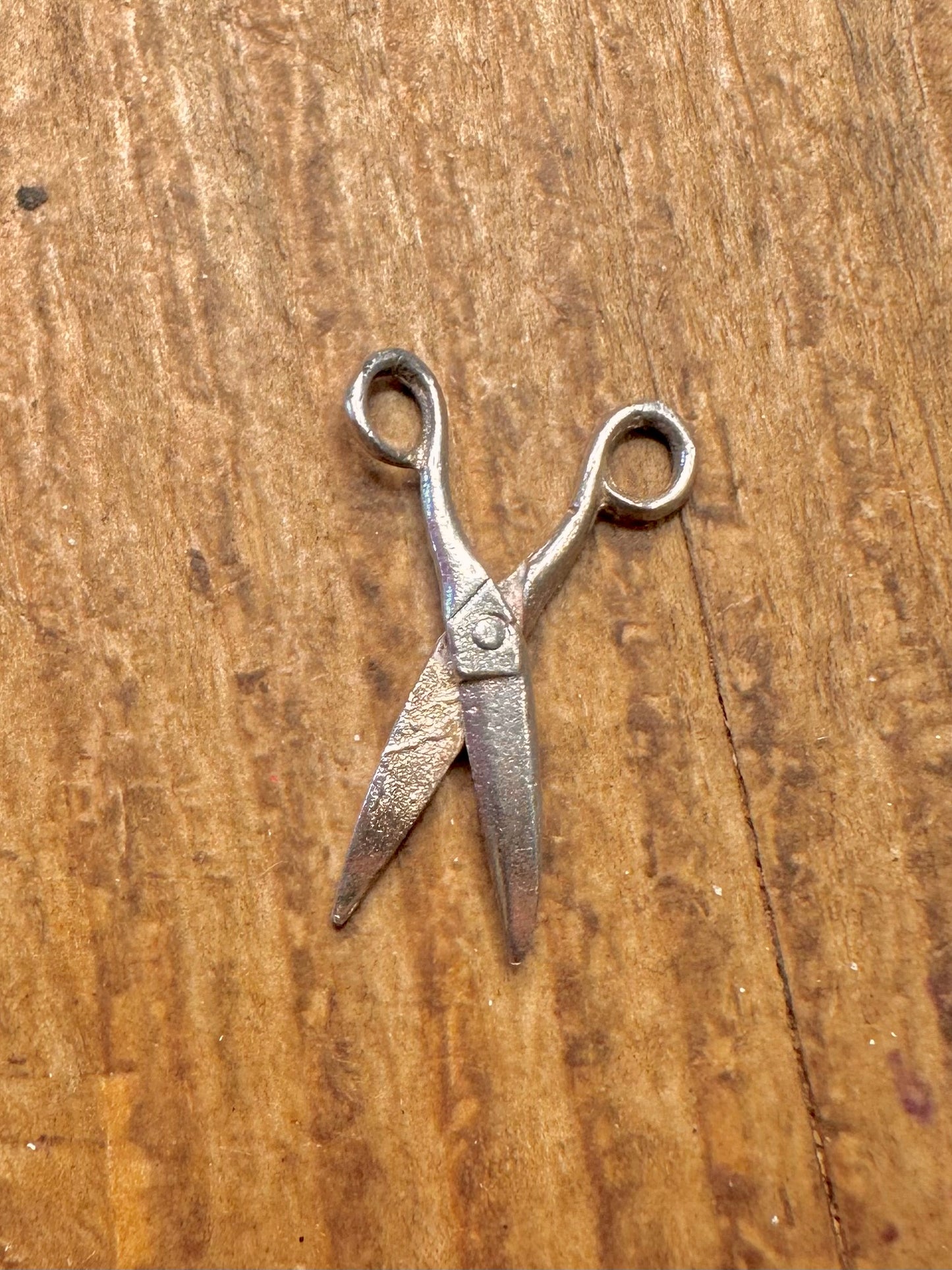 Scissors Articulated 925 Sterling Silver Charm Pendant