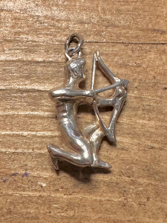 Vintage 1981 Artemis Archer Greek 925 Silver Pendant