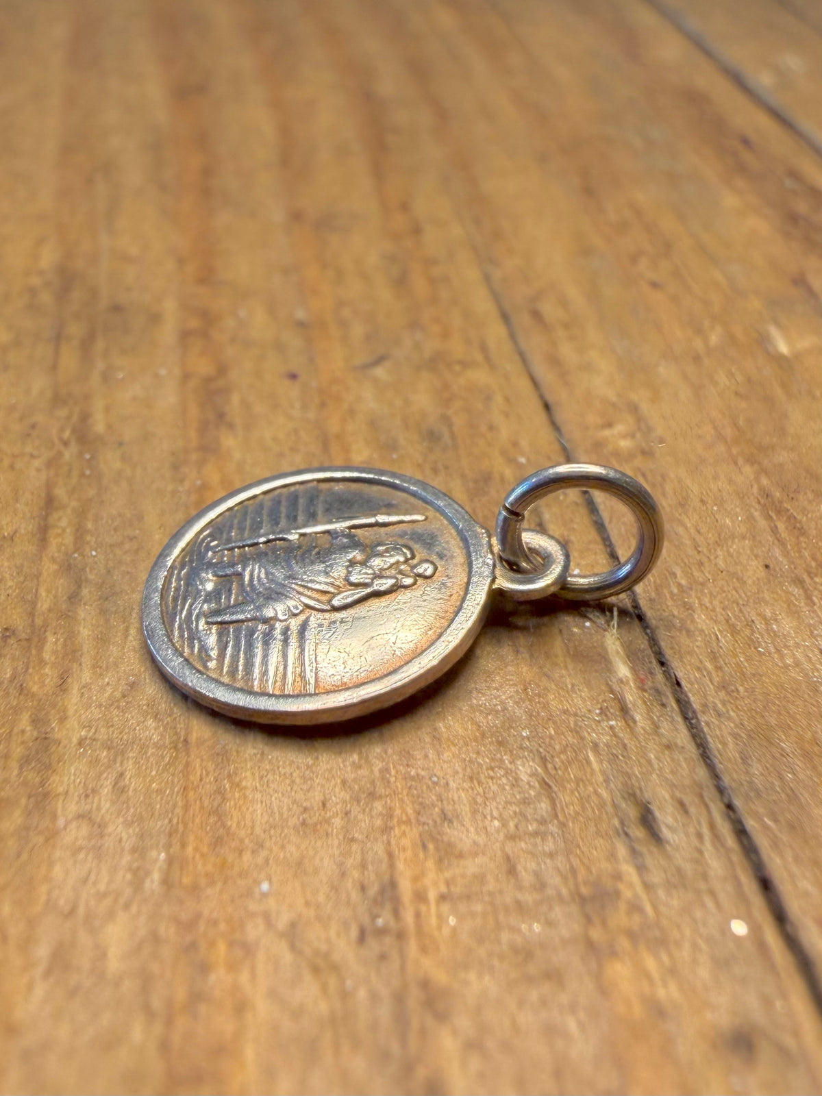 Small St Christopher 925 Sterling Silver Pendant