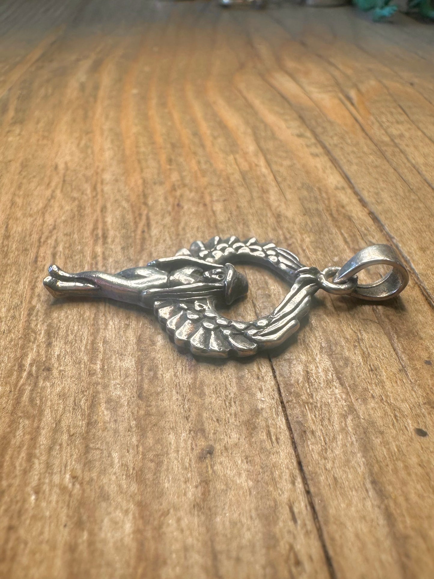 Angel Figure 925 Sterling Silver Pendant