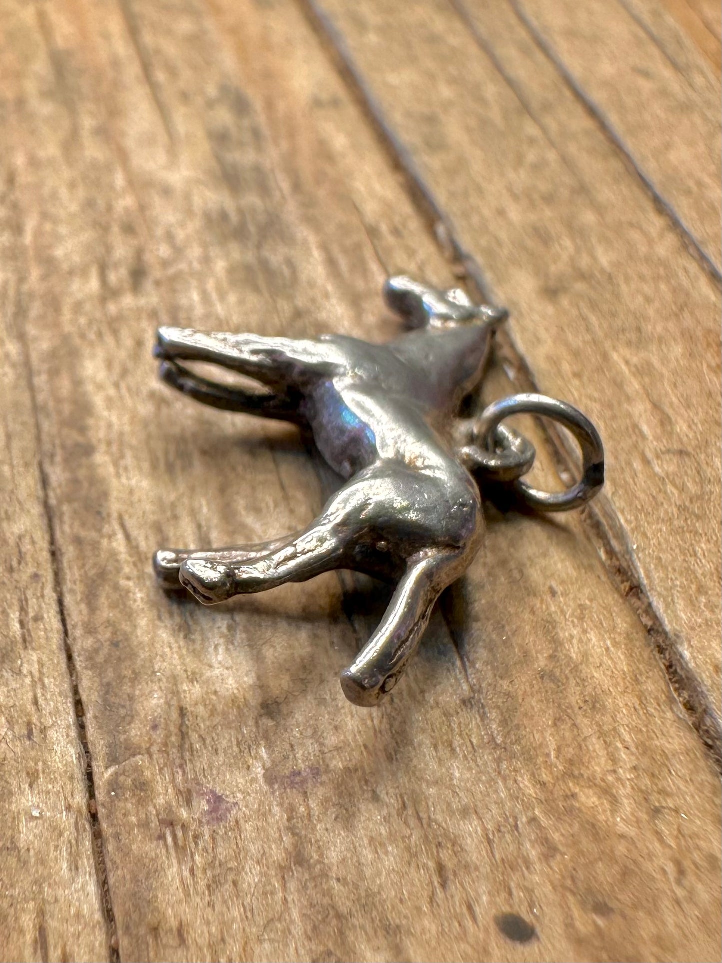 Pferde-Charm-Anhänger aus 925er Sterlingsilber