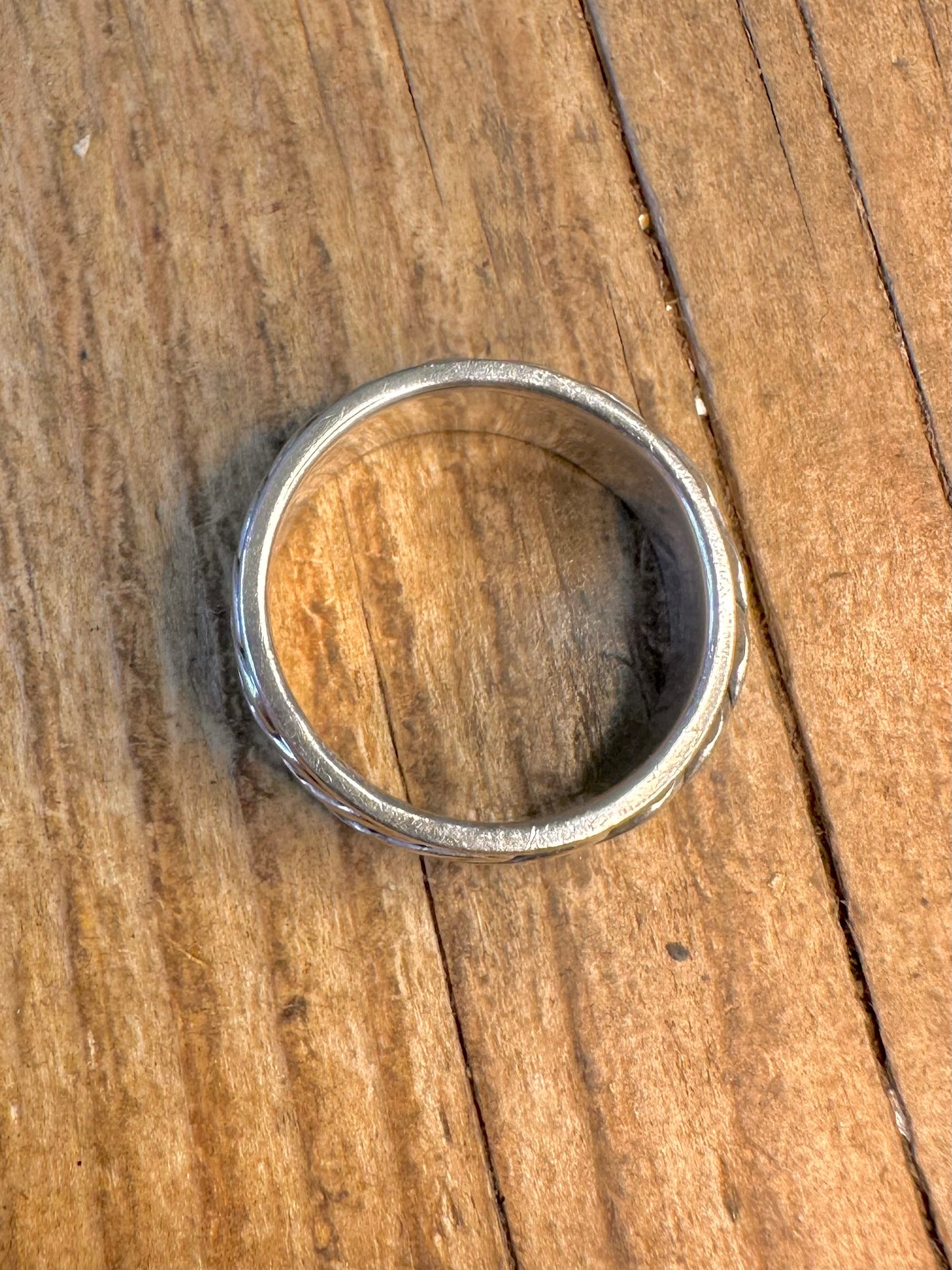 Keltische Band Spinner 925 Sterling Silber Ring Größe X1/2
