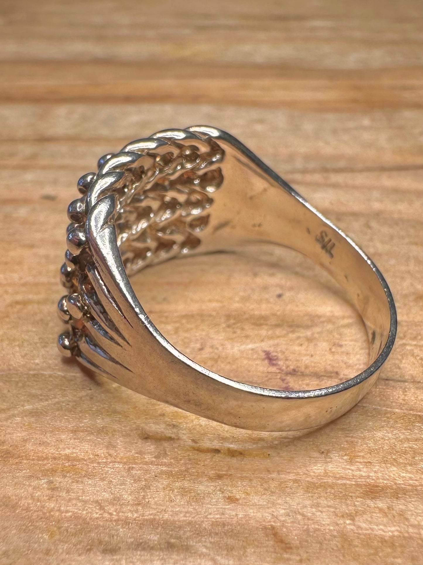 Vintage Keepers 925 Sterling Silver Size U Ring