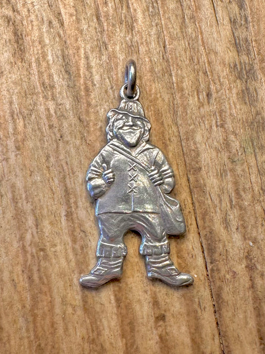 Dutch Man Kon. Begeer Voorschoten 800 Silver Pendant