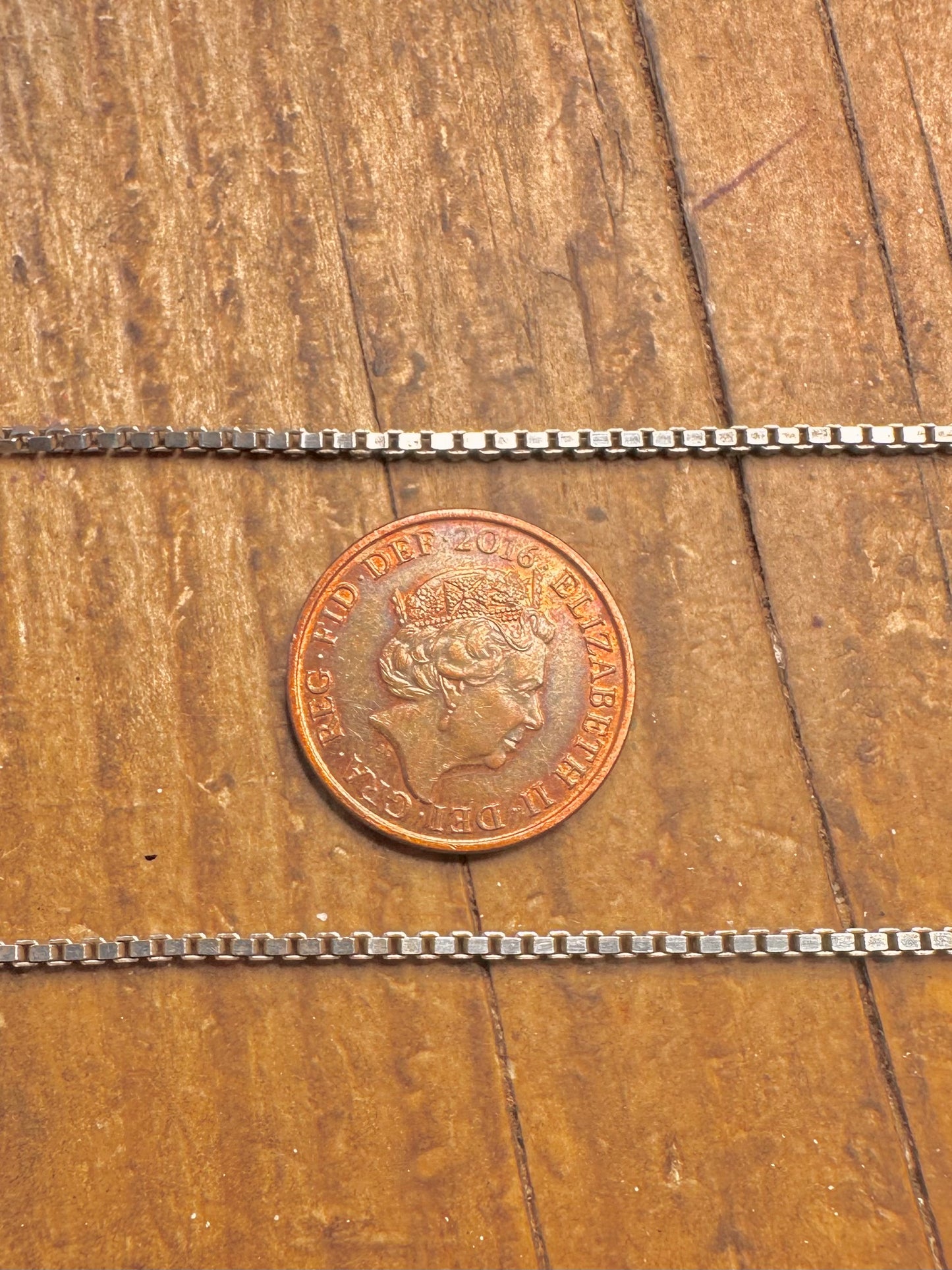 Box Chain 925 Sterling Silver 24 inch Necklace