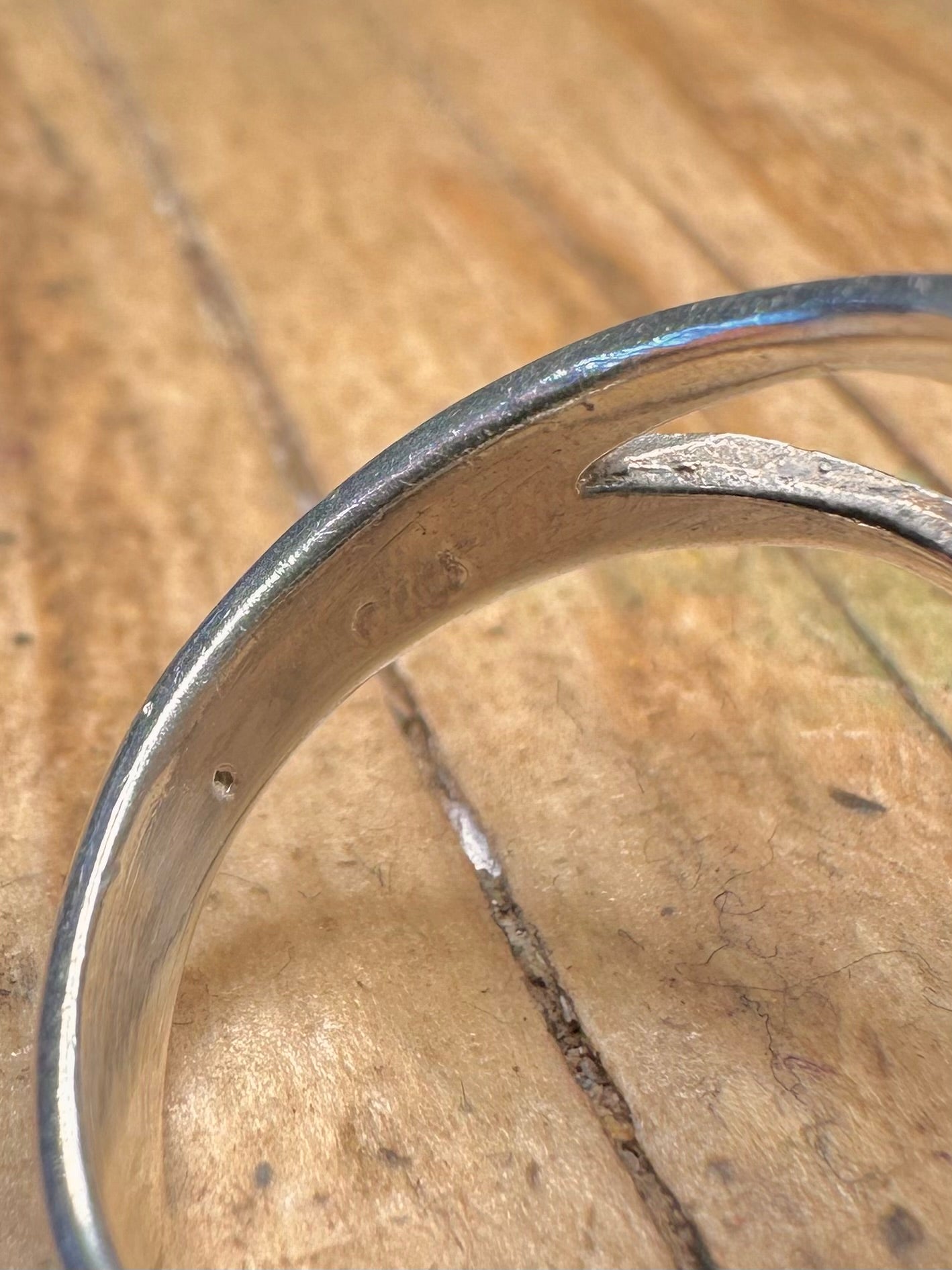 Mother of Pearl Sun Burst Design 925 Sterling Silver Size M1/2 Ring