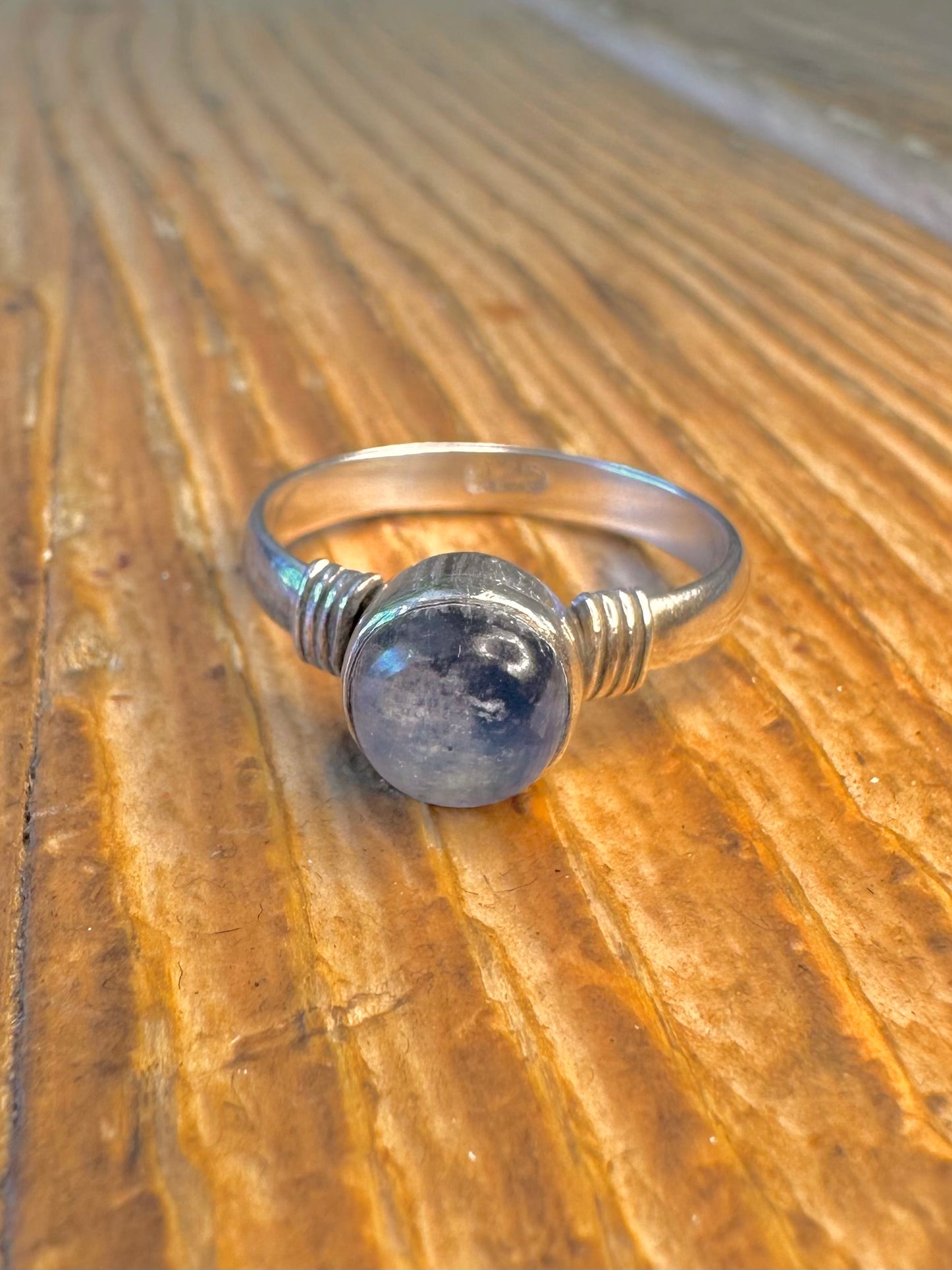 Moonstone 925 Sterling Silver Size N Ring
