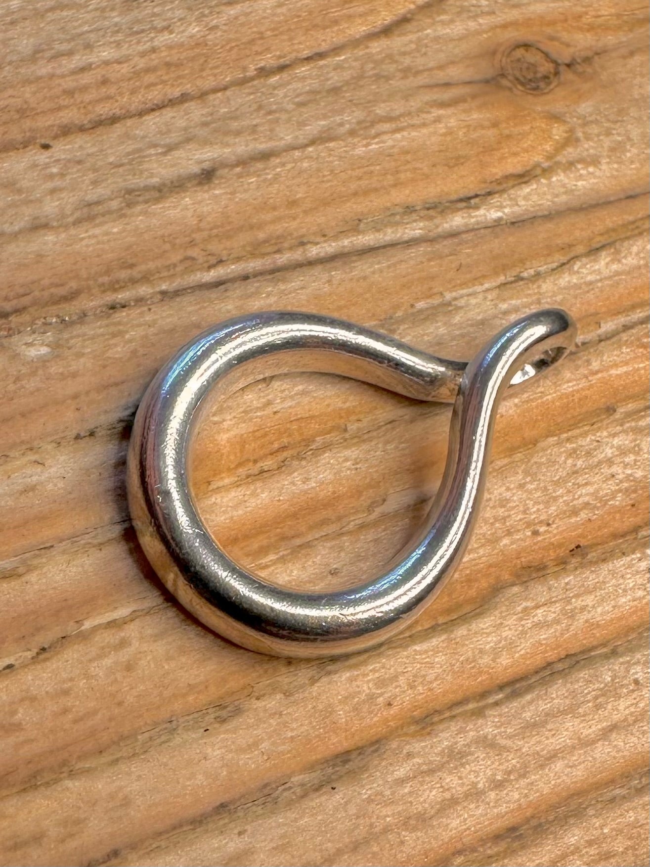 Modernistischer Kreis 925 Sterling Silber Hersteller M&S Anhänger