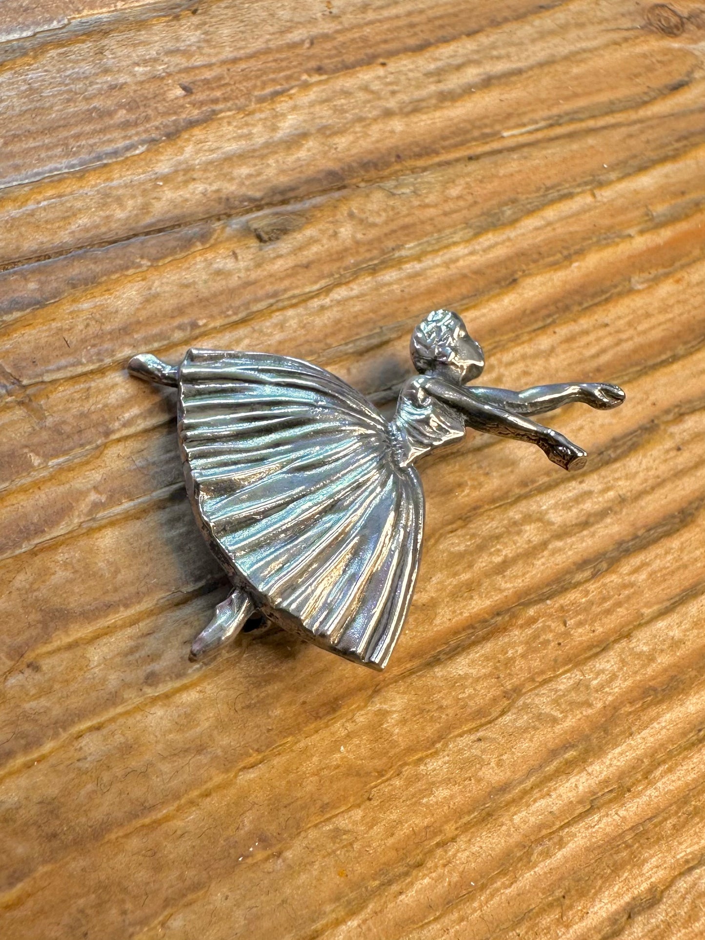 Ballerina 1948 Maker D.H Phillips 925 Sterling Silver Brooch