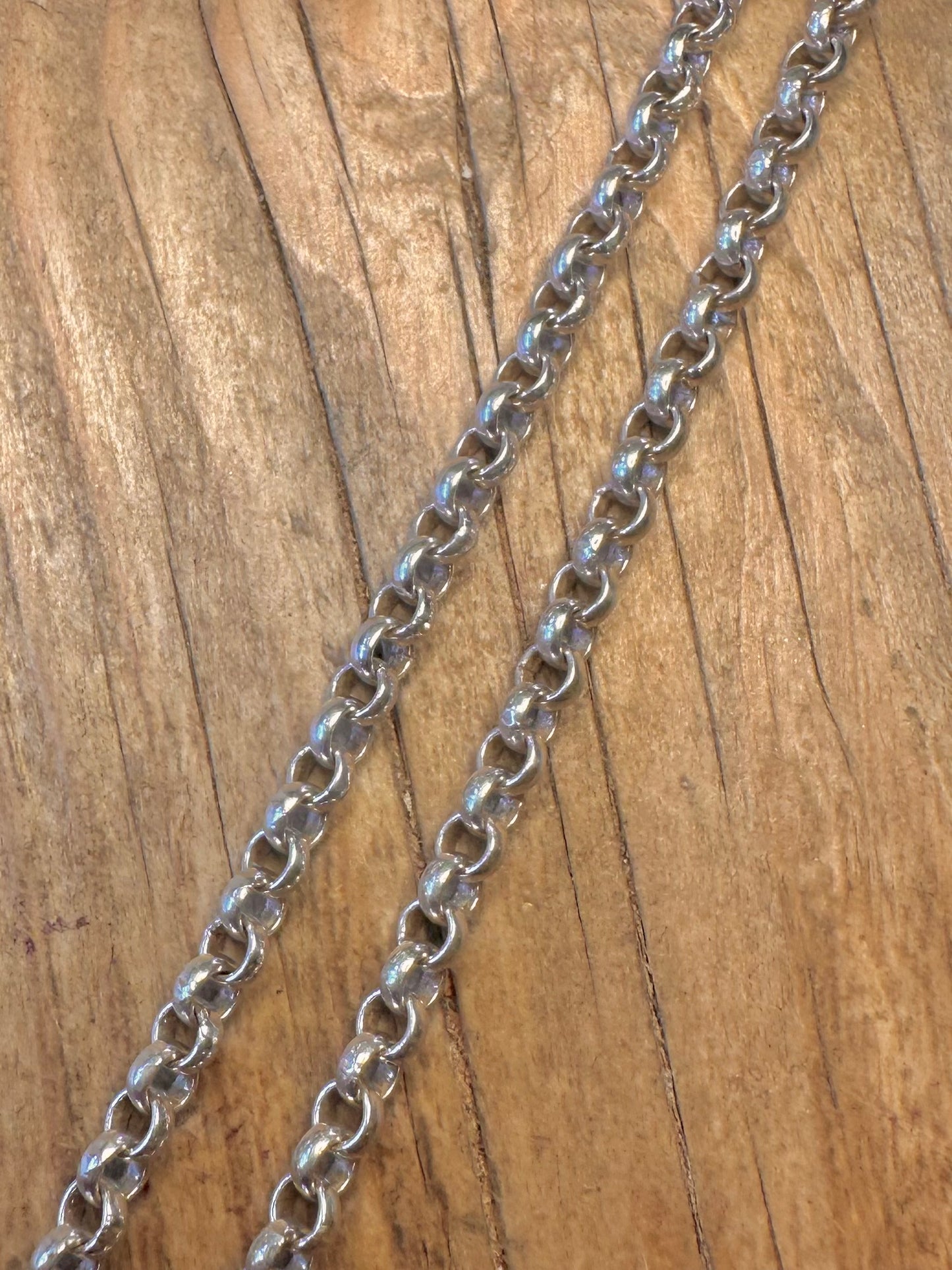 Belcher Kette Italien 925 Sterlingsilber 50 cm Halskette