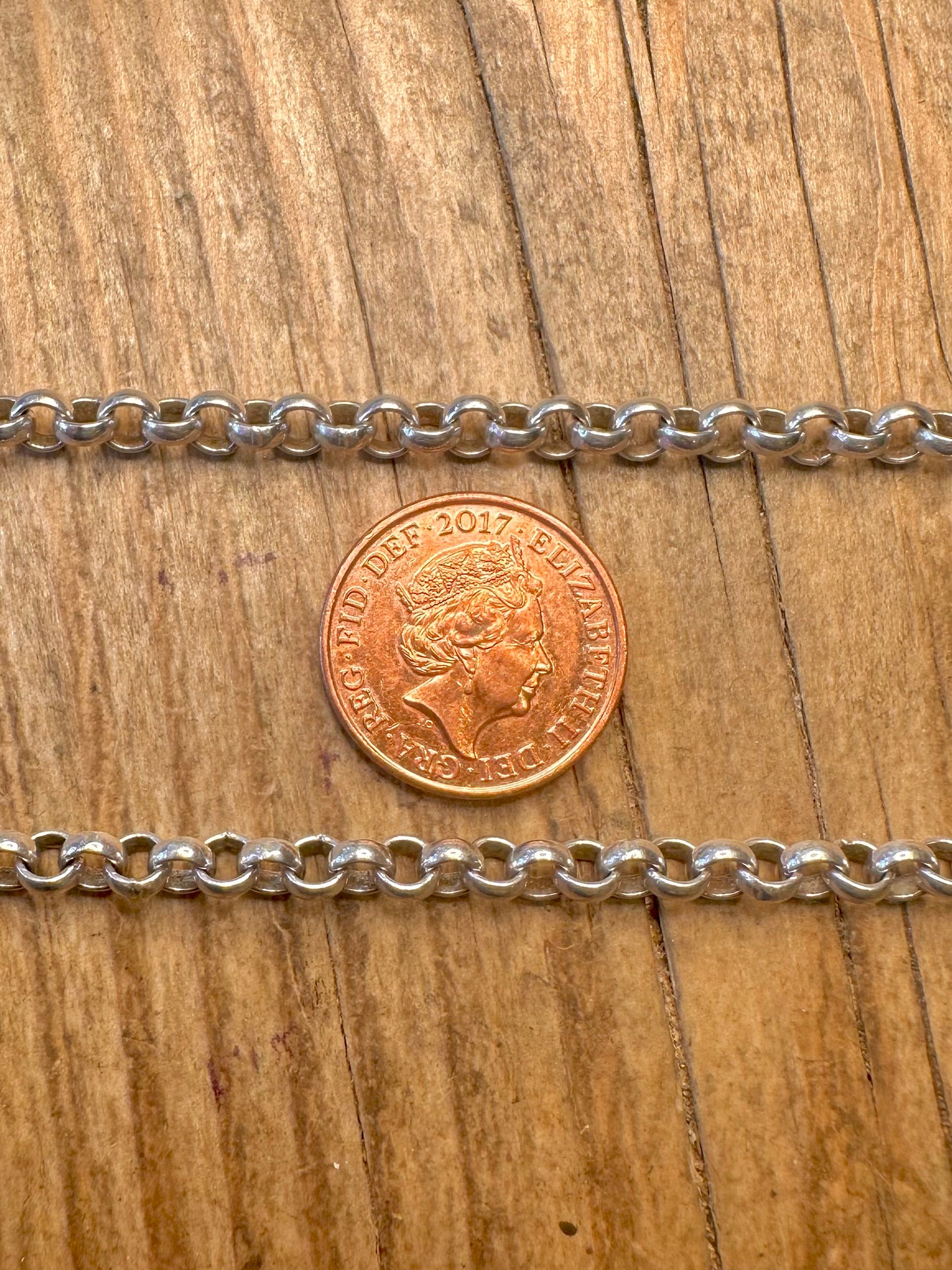 Belcher Kette Italien 925 Sterlingsilber 50 cm Halskette
