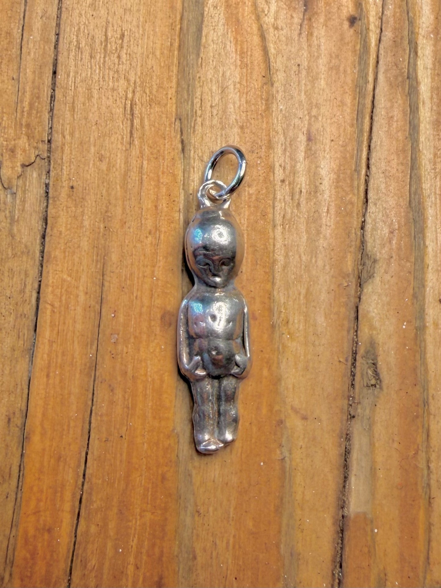 Fumsup Baby Doll Figure Good Luck 925 Sterling Silver Pendant