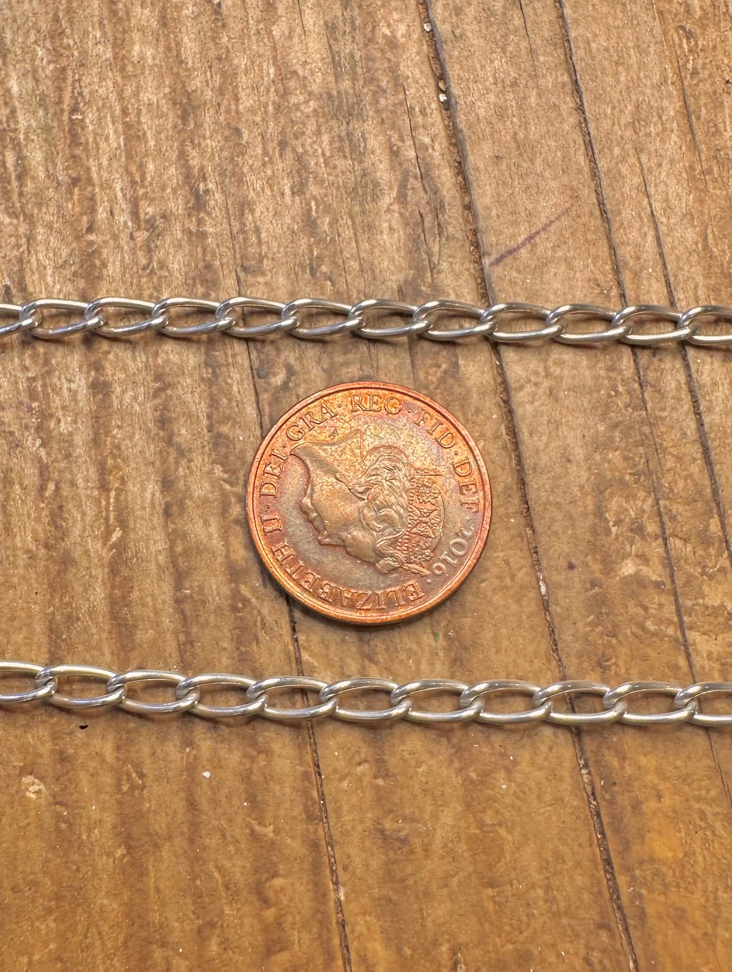 Long Link Curb Chain 925 Sterling Silver 20.5 inch Necklace
