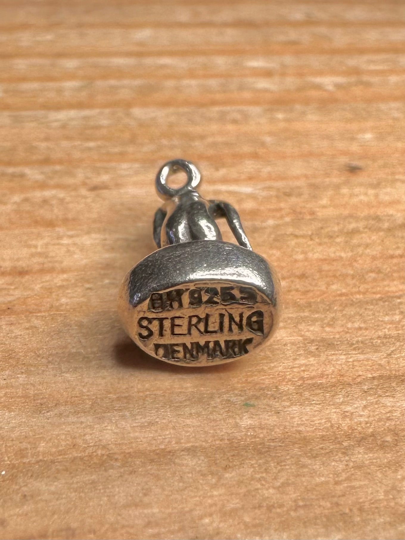 Vintage Bernhard Hertz Kleine Meerjungfrau Dänemark 925 Sterling Silber Charm Anhänger